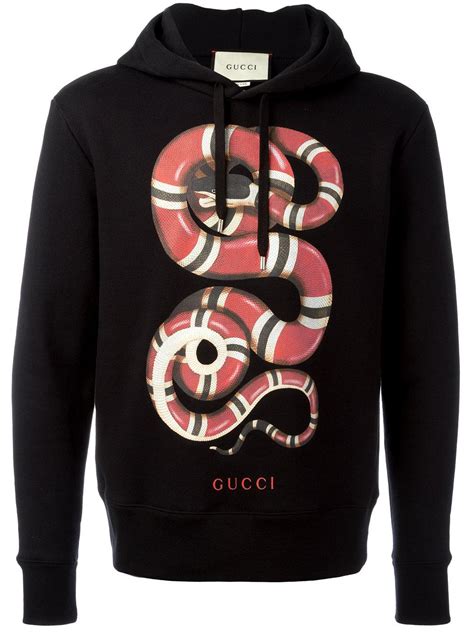 white gucci snake hoodie|Gucci hoodie black.